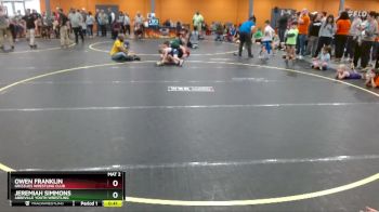 55 lbs Cons. Round 1 - Owen Franklin, Grizzlies Wrestling Club vs Jeremiah Simmons, Abbeville Youth Wrestling