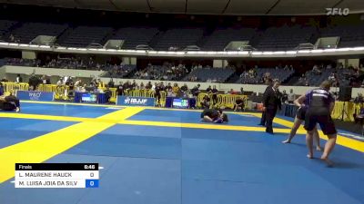 LYNDSIE MAURENE HAUCK vs MARIA LUISA JOIA DA SILVA 2022 World IBJJF Jiu-Jitsu No-Gi Championship