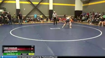 124 lbs Round 2 (4 Team) - Leah Chandler, Potentially Dangerous vs Jasmine Brown, Chasing Titles