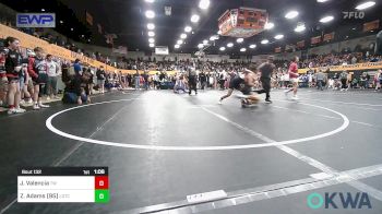 105 lbs Rr Rnd 2 - Julietta Valencia, Tuttle Wrestling vs Zadayah Adams (95), Lone Grove Takedown Club