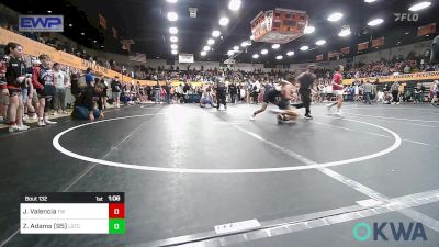 105 lbs Rr Rnd 2 - Julietta Valencia, Tuttle Wrestling vs Zadayah Adams (95), Lone Grove Takedown Club