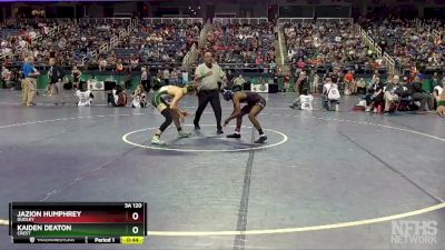 3A 120 lbs Cons. Round 1 - Kaiden Deaton, Crest vs Jazion Humphrey, Dudley
