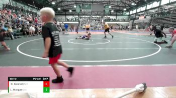 98-112 lbs Round 1 - Ethan Kennedy, Bulls WC vs Leonard Morgan, Wilmington WC