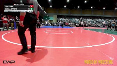 84 lbs Final - Tori Conn, Illinois Valley Youth Wrestling vs Cecilia Bargas, Turlock Wrestling