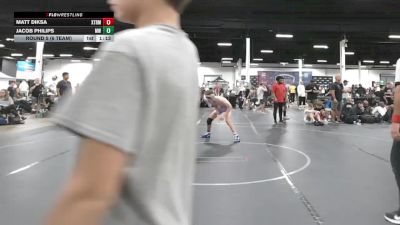 130 lbs Round 5 (6 Team) - Matt Diksa, Xtreme Team vs Jacob Philips, Mat Warriors