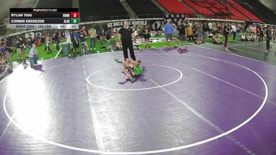 92 lbs Cons. Sub-semis - Jedidiah Erekson, Idaho vs Kye Rollheiser, Idaho