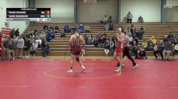 190 lbs Quarterfinal - Elias Schanz, Williamsburg vs Luke Robinson, Mount Vernon