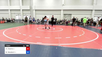 136 lbs C-semi - Elias Osorio, Nc vs Walker Woodard, Ga