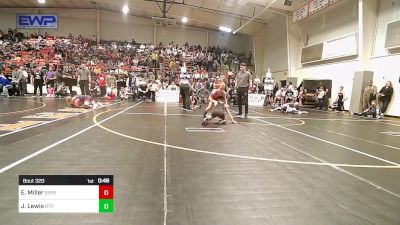 70 lbs Quarterfinal - Easton Miller, Sperry Wrestling Club vs Jonny Lewis, Tulsa Blue T Panthers