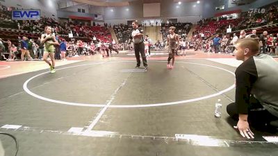 86-92 lbs Quarterfinal - Kaiden Burt, Wagoner Takedown Club vs Rhoan Rambo, Raw Wrestling Club