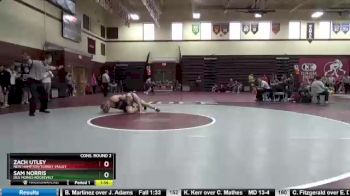 220 lbs Cons. Round 2 - Sam Norris, Des Moines Roosevelt vs Zach Utley, New Hampton/Turkey Valley