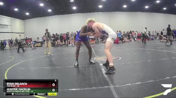 187 lbs Round 2 (4 Team) - Ryan Deloach, Tar River vs Hunter Macklin, Invictus Wrestling Club
