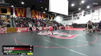 157 lbs Semifinal - Zale Ming, Mission Viejo vs Dylan Graff, Harvard Westlake