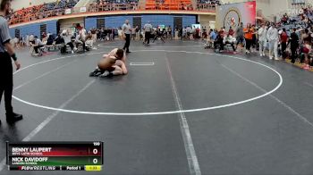 190 lbs Champ. Round 1 - Nick Davidoff, Landon School vs Benny Laupert, Boys` Latin School