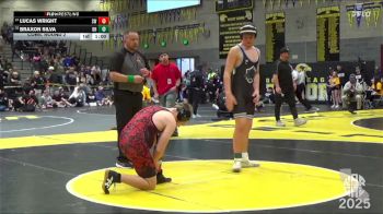 168 lbs Cons. Round 2 - Lucas Wright, Spartans Wrestling vs Braxon Silva, Dark Horse