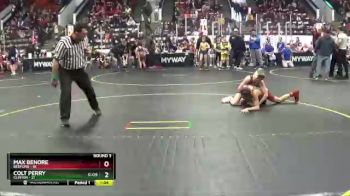 92 lbs Round 3 (4 Team) - Max Benore, Bedford vs Colt Perry, Clinton