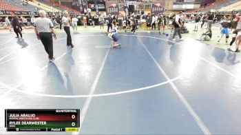 136 lbs Quarterfinal - Rylee Dearwester, Ohio vs Julia Araujo, MATPAC Wrestling Club