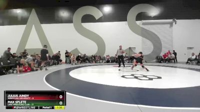 119 lbs Semis & 1st Wrestleback (8 Team) - Max Splete, Lake Wrestling Club vs Julius Jundy, Wrestling University