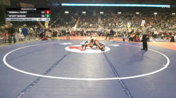 4A-120 lbs Semifinal - Wyatt Mason, Thunder Basin vs Kimball Parry, Star Valley
