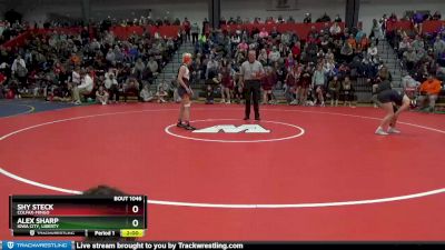 130 B Quarterfinal - Shy Steck, Colfax-Mingo vs Alex Sharp, Iowa City, Liberty