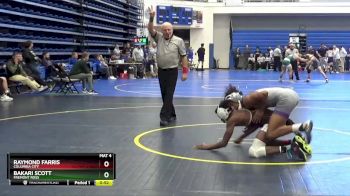 132 lbs Cons. Round 4 - Raymond Farris, Columbia City vs Bakari Scott, FREMONT ROSS