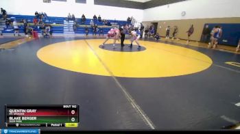 157 lbs Cons. Round 1 - Blake Berger, Deer Park vs Quentin Gray, Mt. Spokane