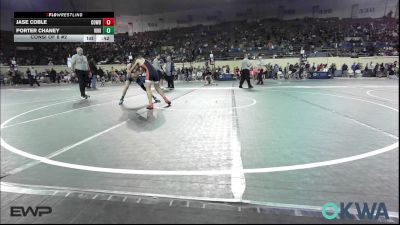 110 lbs Consi Of 8 #2 - Jase Coble, Cowboy Wrestling Club vs Porter Chaney, Vinita Kids Wrestling