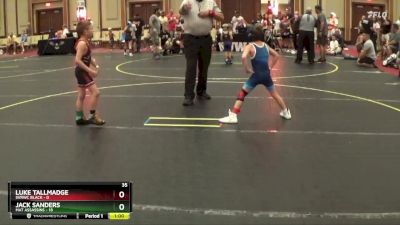 49 lbs Round 2 (4 Team) - Jack Sanders, Mat Assassins vs Luke Tallmadge, SVRWC Black