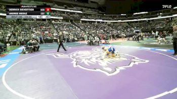 144-2A Cons. Semi - Derrick Sievertsen, North Fork High School vs Andree Meraz, Center