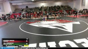 120 lbs Semifinal - Mia Hargrove, Discovery Canyon vs Kooper Griggs, Arapahoe
