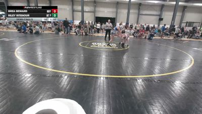 132 lbs Semifinal - Brea Beward, Mifflin vs Riley Ritenour, Mt Pleasant