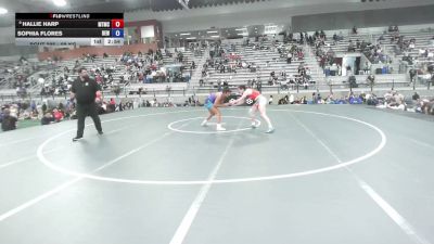 72 kg Champ. Rd Of 32 - Hallie Harp, Militia Trained Mat Club vs Sophia Flores, Betterman Elite Wrestling
