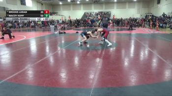 95 lbs Cons. Round 2 - Brooks Lusian, St. Francis Gladiators vs Macoy Kopp, TCU