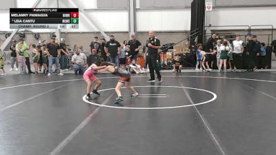 57 lbs Quarters - Melanny Paniagua, HotShots Wrestling vs Leia Cantu, Moses Lake Wrestling Club