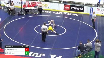 87 lbs Prelims - Garrett Newman, McGuffey vs Connor Smith, Seneca Vly