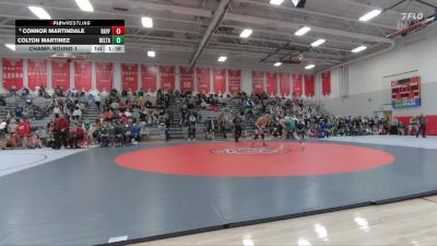 126 lbs Champ. Round 1 - Colton Martinez, Delta vs Connor Martindale, Bayfield