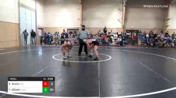 165 lbs Prelims - Emmett Kuntz, Central Missouri vs Tate Allison, Chadron State