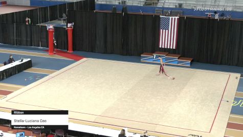 Stella-Luciana Ceo - Ribbon - 2021 Rhythmic Elite Qualifier