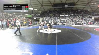 Boys 4A 138 lbs Champ. Round 2 - Payton Eklund, Auburn Riverside vs Paul Tarantino, Tahoma