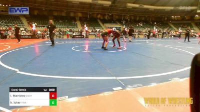 135 lbs Consolation - Ilyana Martinez, Marticrew vs Kelice Luker, HURRICANE WRESTLING ACADEMY