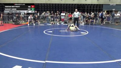 70 lbs Consi Of 8 #2 - Tristan Meytrott, Pine Brook vs Oakley Leese, Dover