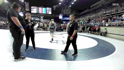 113 lbs Cons. Rd Of 64 - Anthony Garza, CA vs Bentley Johnson, WY