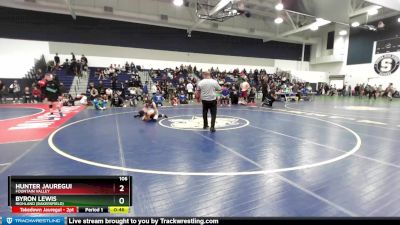 106 lbs Cons. Round 4 - Hunter Jauregui, Fountain Valley vs Byron Lewis, Highland (Bakersfield)