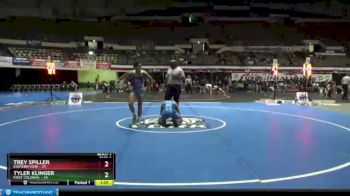 160 lbs Finals (2 Team) - Tyler Klinger, First Colonial vs Trey Spiller, Eastern View
