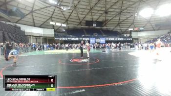 115 lbs Semifinal - Trevor Richardson, Mat Demon Wrestling Club vs Leo Schlotfeldt, Snoqualmie Valley Wrestling Club
