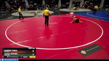 120 lbs Cons. Round 2 - Camden Thiele, Holmen vs Moses Hammen, Kaukauna