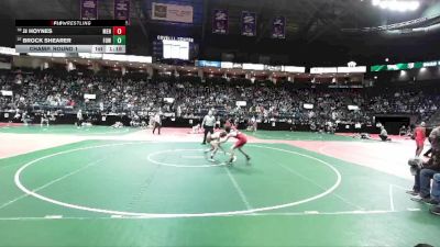 102 lbs Champ. Round 1 - Brock Shearer, FOWCA vs Jj Hoynes, MEN1
