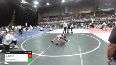 65 lbs Final - Beau Beltran, Team Garcia vs Silas Macaluso, Pueblo County WC