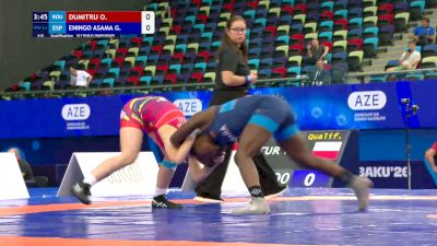 61 kg Qualif. - Oana Dumitru, Romania vs Graciela Eningo Asama, Spain