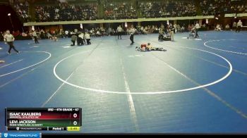 67 lbs Cons. Round 2 - Levi Jackson, Moen Wrestling Academy vs Isaac Kaalberg, Immortal Athletics WC